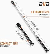 BIIB LED Magnetic Pick-Up Tool with 360° LED Light 22in Reach view 2