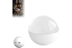 Christmas Memory Orb, Xmas Memory Sphere Ultrasound Ornament, Electronic Crystal Ball Video Player, WiFi 3D Orbs Ball, Upload