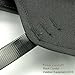 Black Crystal Ski Snow Gaiters Hiking Waterproof Breathable Nylon Men's Black Size Large