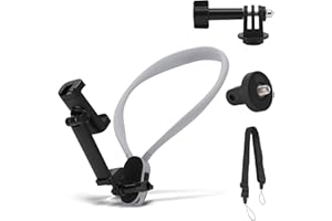 MEKOTRIN Neck Phone Holder, Neck Mount for Phones with Phone Clip, POV/Vlog Selfie Mount Hand Phone Neck Holder Chest Stand S