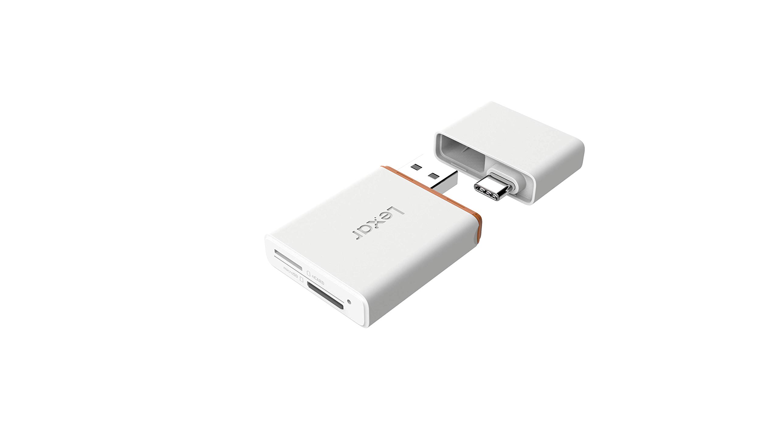 Lexar nCARD NM Nano Memory Card 2-in-1 USB 3.1 Reader (LRW350U-BNNAG)