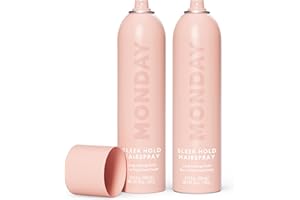 MONDAY HAIRCARE SLEEK HOLD Hairspray for long-lasting finish 10 oz (2 Pack)