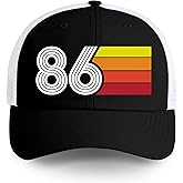 TOBYOVU 40th Birthday Hat Men Women - 40th Birthdays Gifts - 1986 Birthday Decorations for Men Women - 40 Years Old Gifts Retro Trucker Hat - 40 Years Birthdays Hat