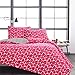 Marimekko Mini Unikko Quilt Set Full/Queen Red