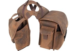 Cashel Company Distressed Leather Small Horn Bag Distressed Small