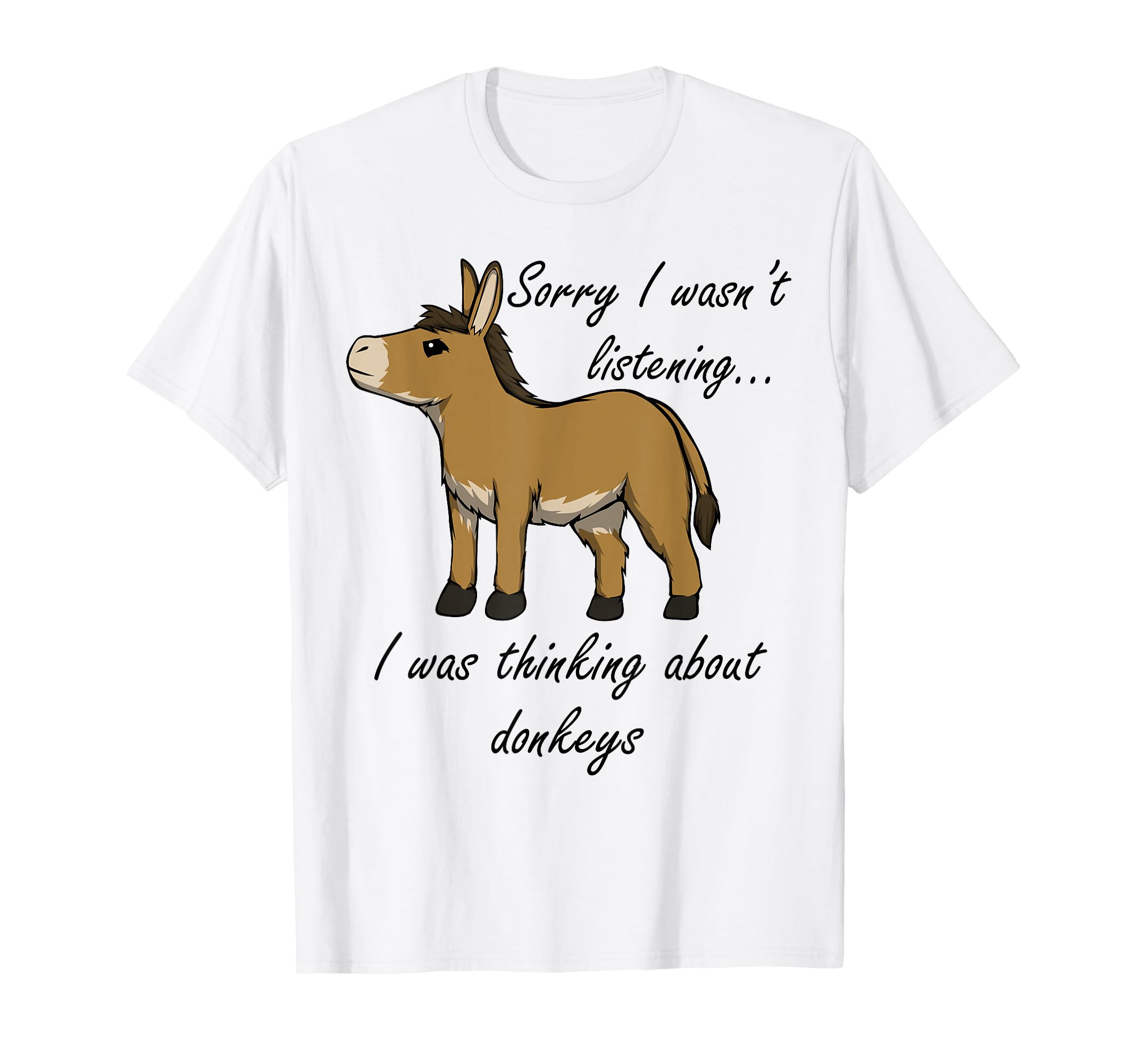 Thinking About Baby Donkey Mule T-Shirt