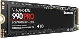 Samsung 990 PRO NVMe M.2 SSD 4TB PCIe 4.0 7450MB/s 6900MB/s Gaming MZ-V9P4T0BW view 6