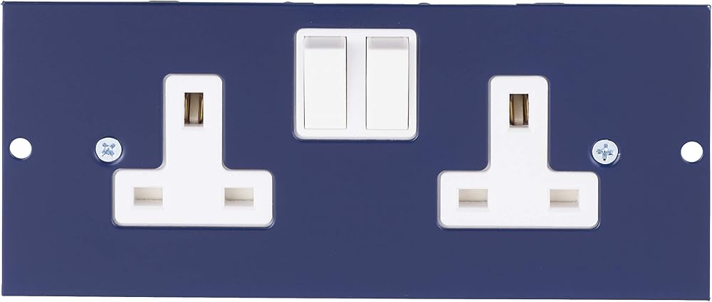 Schneider Electric Twin Switched Socket Outlet Dual Earth Floorbox INS55471