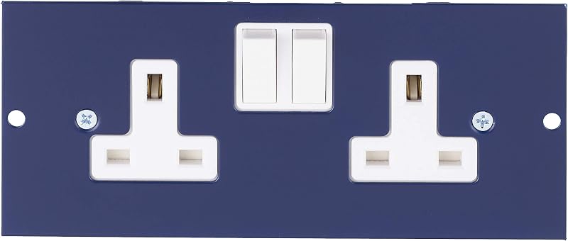 Schneider Electric Twin Switched Socket Outlet Dual Earth Floorbox INS55471