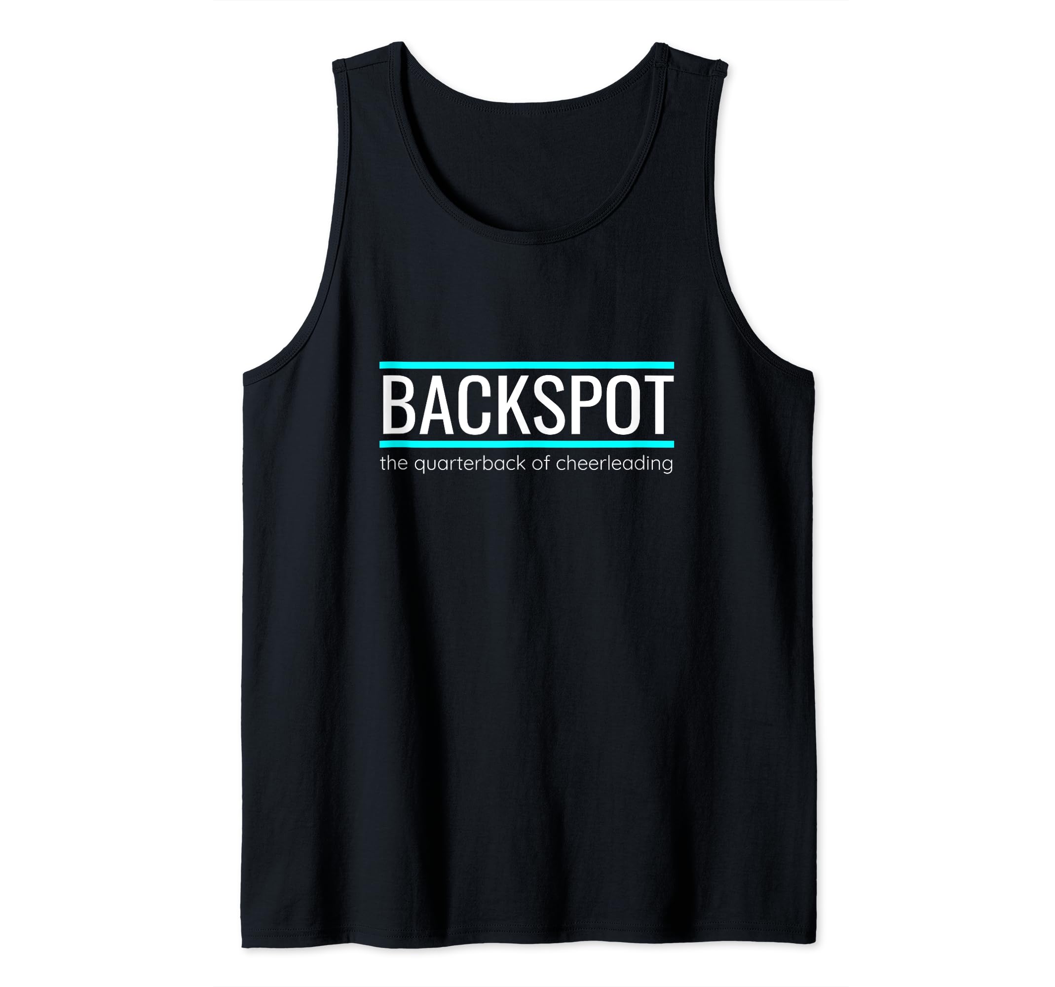 Cheer Backspot The Quarterback Of Cheerleading Tank Top