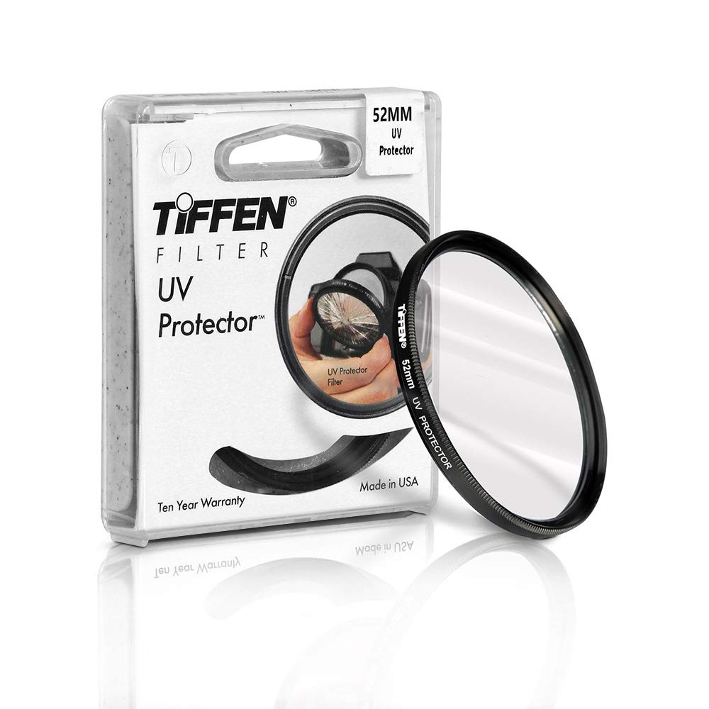 Tiffen 52mm Photo Essentials Kit with UV Protector, 812 Color Warming, Circular Polarizing Glass Filters and 4 Pocket Pouch Image