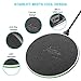 Wireless Charger,Ausher 10W Fast Wireless Charger for Samsung Galaxy S9/S9 Plus/S8/Note 8/5/S7,7.5W Wireless Charging Pad for IPhone X 8/8 Plus, 5W Standard Wireless Charge for All Qi Enabled Phones