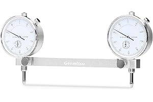 Genmitsu CNC Milling Machine Tramming Tool, Pro Calibration System with 1/2", 1/4", 1/8" Shank and 0.001" Precision Indicator