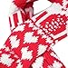 BINGPET Pet Costume Accessories Knit Christmas Reindeer Scarf and Hat Set for Pet from Small to Large