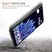 Trianium CLARIUM Series Case for Google Pixel 2 XL (2017) Premium Pixel 2 XL Phone Case Clear Cover [Shock Absorption TPU +PC Back] Reinforced Corner Cushion/Scratch Resistant Protection -Black/Clear