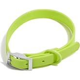 Wild One Dog Collar, Easy-Clean, All Weather Flex-Poly Strap with Metal, Durable, Dirt and Odor Resistant (Limeade, XL)