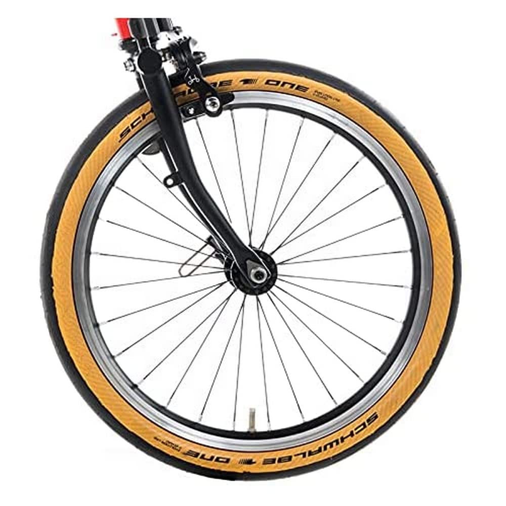 2 x BROMPTON CHPT3 2.0 3.0 Specific Foldable Tan Wall Tyre 35-349 (price per pair)