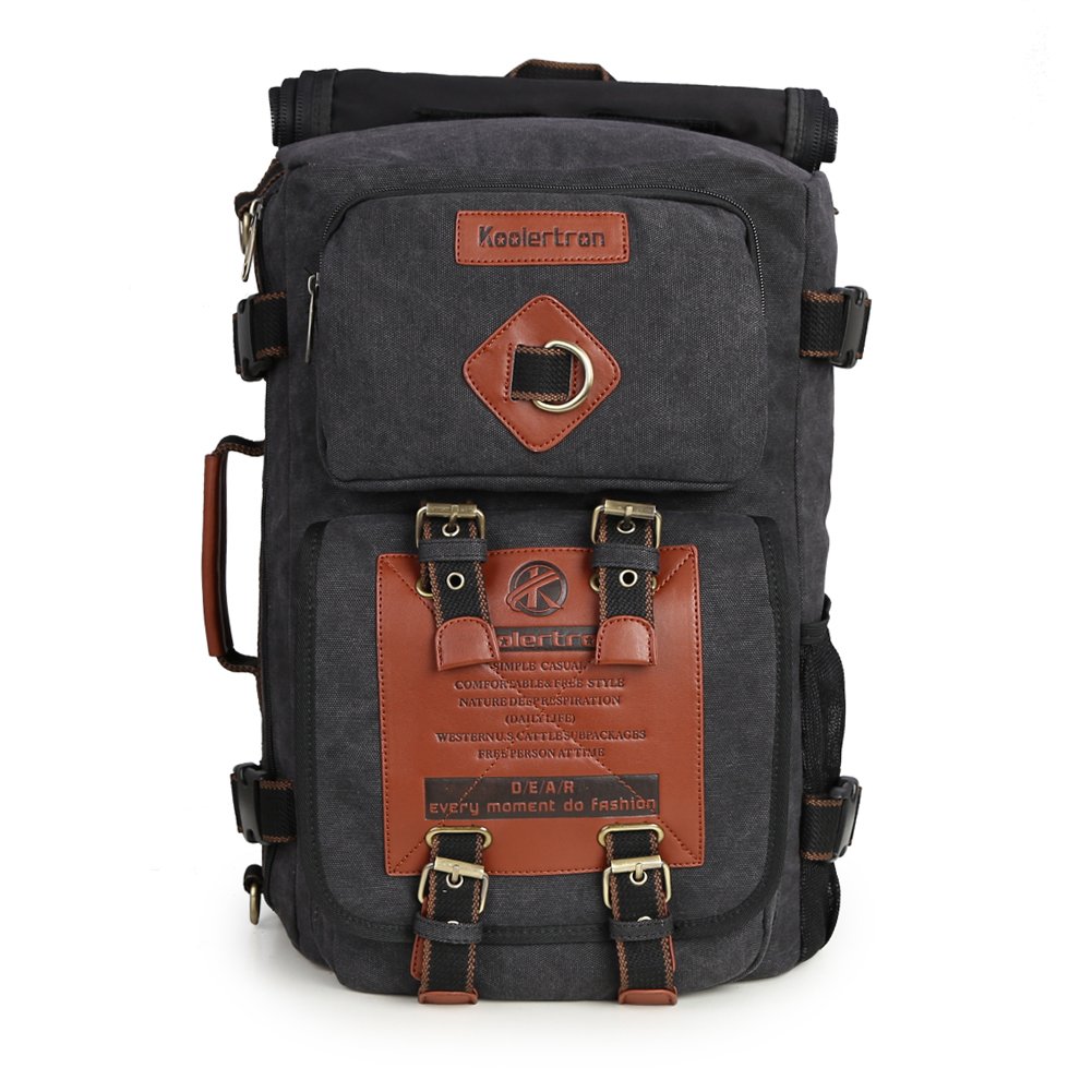 Kaukko Bags Koolertron Classic Canvas Vintage Fashion Unisex Rucksack