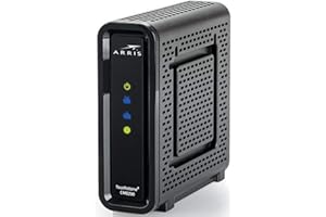 Arris Touchstone CM8200A DOCSIS 3.1 Ultra Fast Cable Modem 32X8 Gigabit (Black) (Renewed)