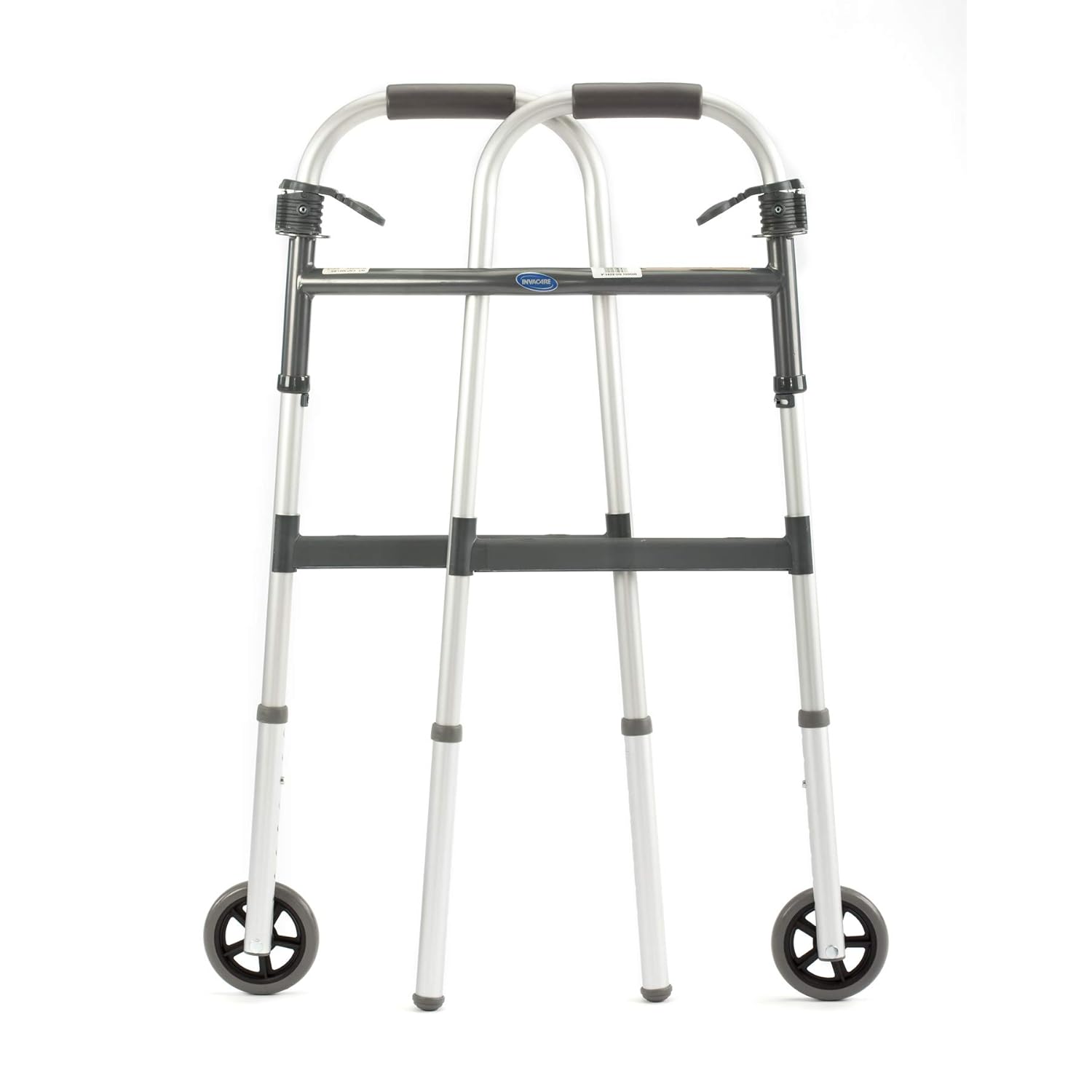 Invacare Replacement 5" Fixed Wheel Kit with Glide Tips for Walkers, Adjustable, 1 Pair, 6271: Industrial & Scientific
