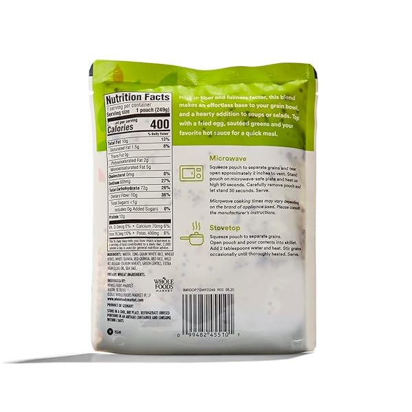 365 BY WHOLE FOODS MARKET, 7 GRAIN LENTIL BLEND, 8.8 OUNCE