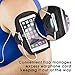 Armband Compatible with iPhone 8 7 6s 6 (NOT Plus) - for Running & Working Out - Water-Resistant [Includes Armband Extender for Large and XL arms] [Black]