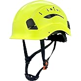 RDSGSO ANSI-Certified Industrial Safety Helmet RGS-6C with Adjustable Vents, 6-Point Suspension Hard Hats for Construction, Rescue, Outdoor Work