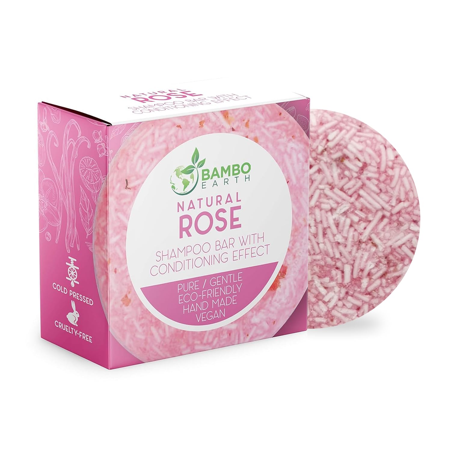 Solid Shampoo Bar And Conditioner Effect Hair Soap – Natural Shampoo Bars For Hair w/Based Essential Oils