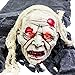 Halloween Haunters Animated Crawling Zombie Torso Groundbreaker with Moving Body LED Eyes Prop Decoration - Scary Spooky Ghoul Face - Haunted House Graveyard Tombstone, Party Display