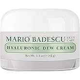 Mario Badescu Oil Free Hyaluronic Dew Cream | Hydrating Face Cream Formulated with Squalane for a Dewy Glow | 1.5 Oz