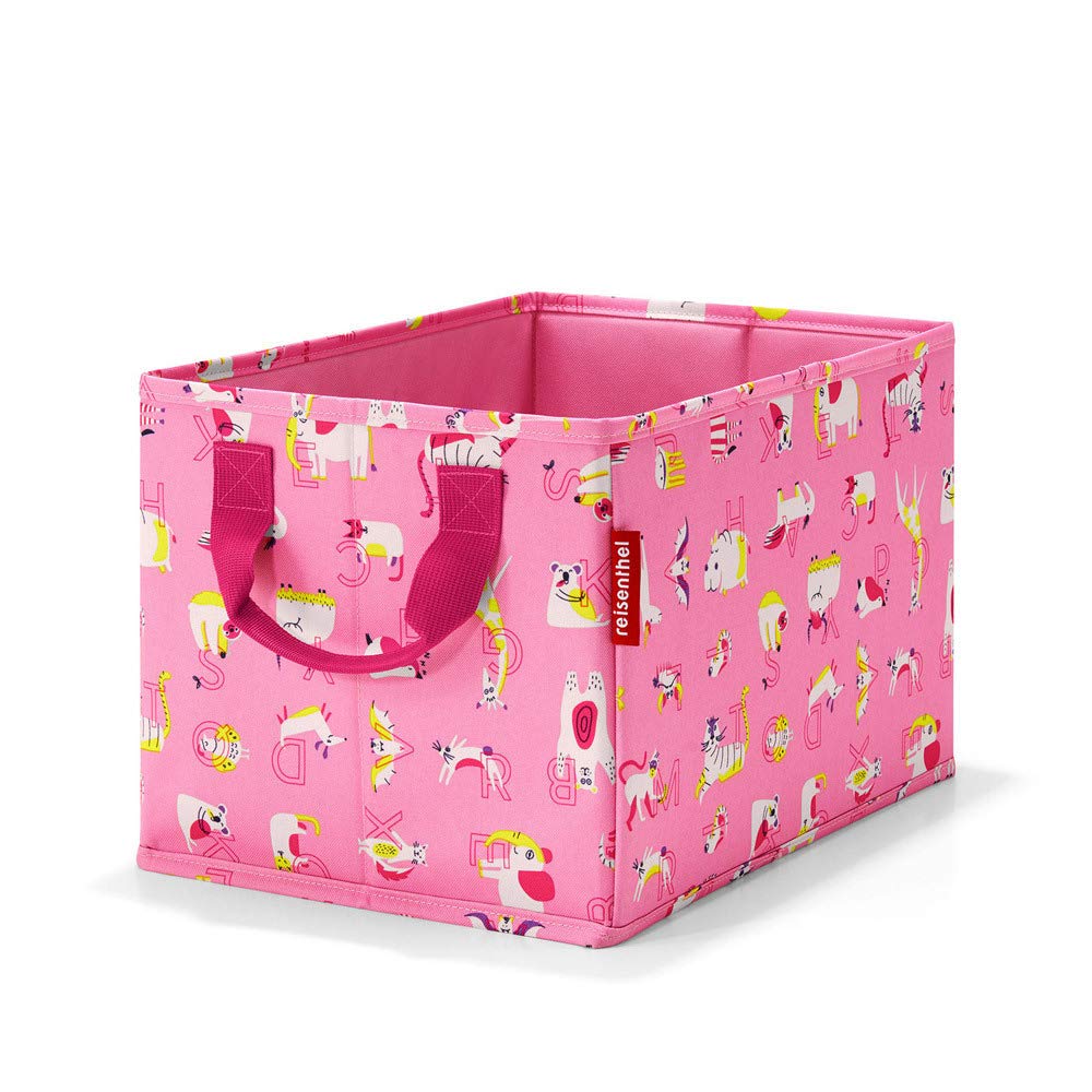 Reisenthel storagebox kids ABC friends pink Toiletry Bag, 34 cm, 18 liters, (ABC Pink)