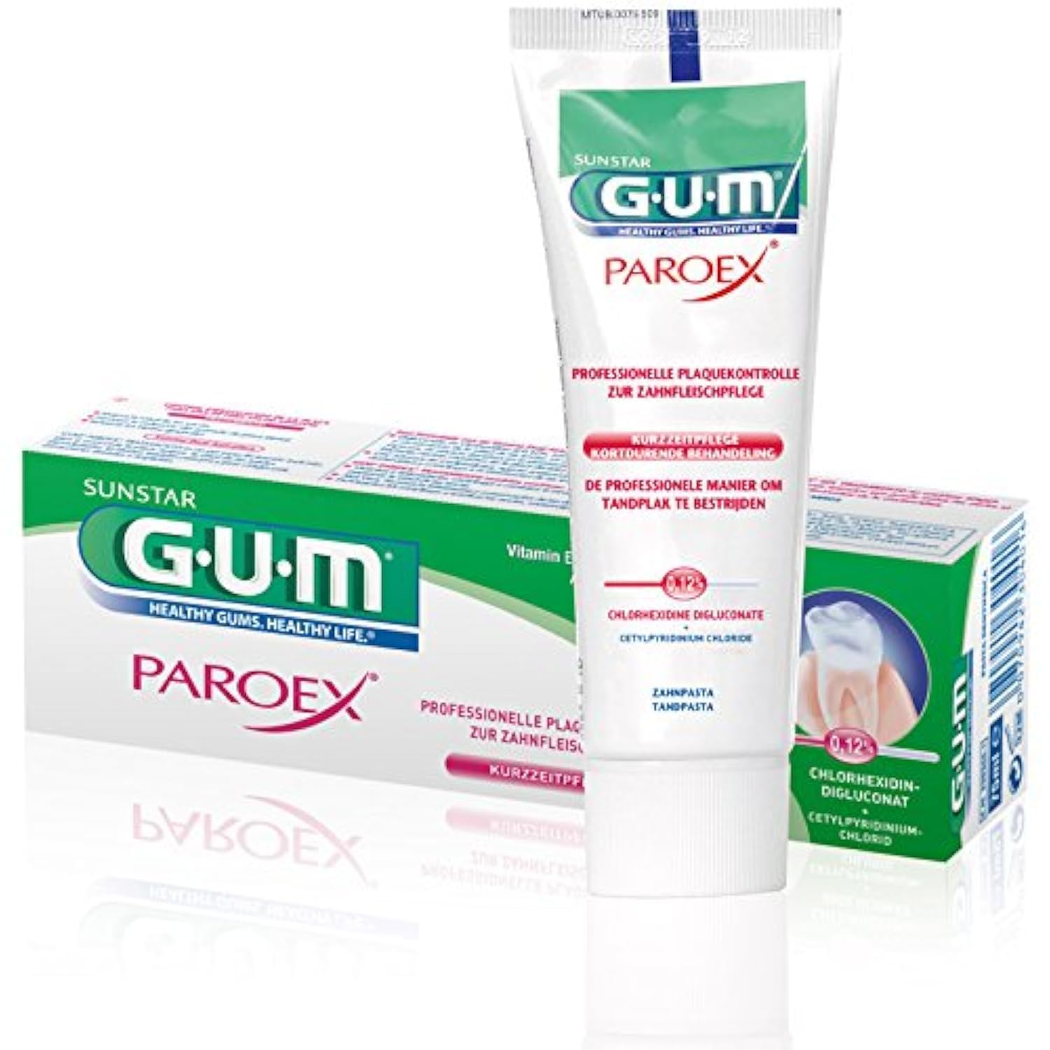 2X GUM Paroex 0,12 CHX Tooth Gel 75ml (2X 75ml)