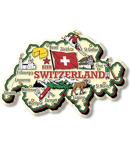 Prix usine En Métal De Souvenir Réfrigérateur Aimant Drapeau Suisse, Fromage, Edelweiss, Cloche De Dîner Réfrigérateur Aimants