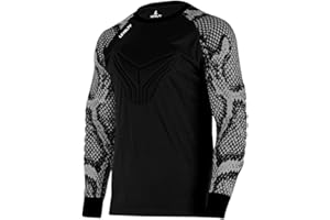 Levelty Soccer Goalkeeper Jersey Adult/Youth Elbow Padded Long Sleeve Goalie Shirt Men Women Kids Goalkeeper Jersey