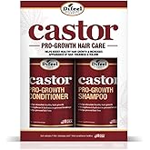 Difeel 2PC Castor Pro-Growth Shampoo & Conditoner Gift Box- Includes 33.8oz. Shampoo and Conditioner