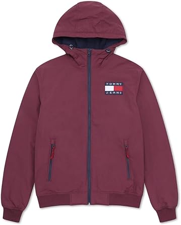 tommy hilfiger burgundy jacket