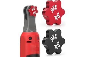 TIGA Aluminum Alloy Magnetic Ratchet Switch Knob for Milwaukee M12 3/8” Ratchet - Reversible Knob with Strong Magnetic Attachment for 3/8 Socket Set - Pack of 2