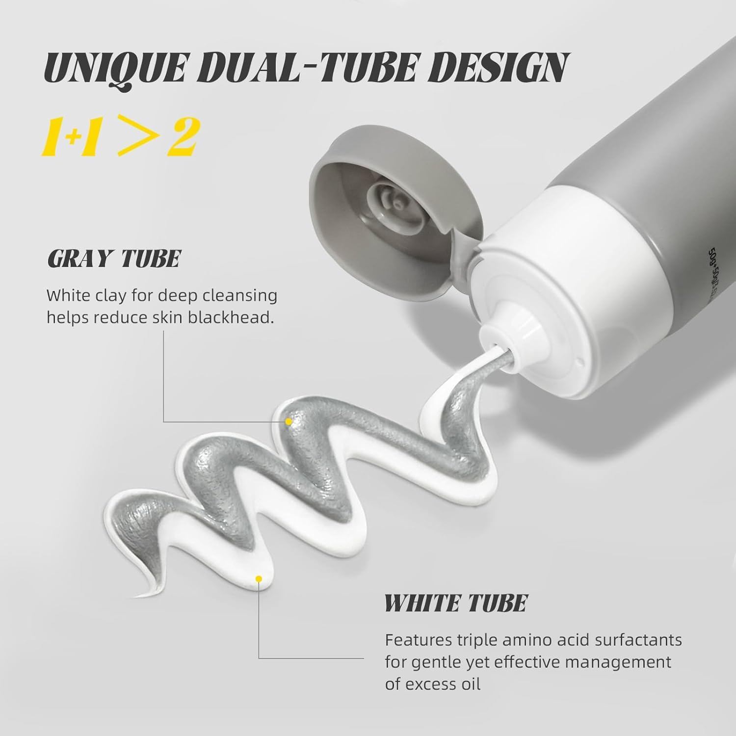 VGO Skin Care Set, with Snail Mucin 92% Moisturizer 1.76 Oz, Vitamin C Serum 1.01 Oz & Dual-Tube Facial Cleanser 3.52 Oz, 3 Step Facial Skin Care Kit