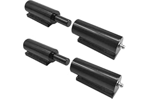 QUALWARD 1 Pair Heavy Duty Barrel Gate Hinge 5 inches, Door Hinge Barrel Style for Swing Gate, Trailer Ramp Gate 450lb Capacity - Weld On Install