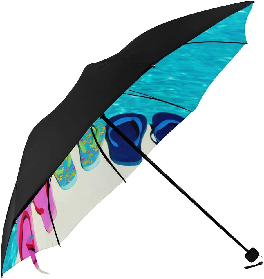 Umbrella Lightweight Coloured Flip Flops Float In The