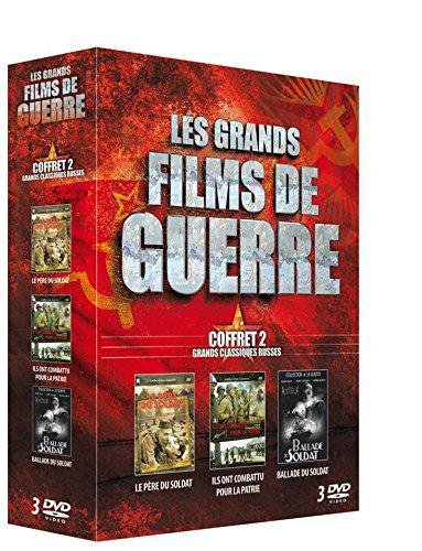 Grands Films De Guerre - Grands Classiques Russes - Coffret 2 : Le Père Du Soldat + Ils Ont Combattu Pour La Patrie + Ballade Du Soldat - Pack