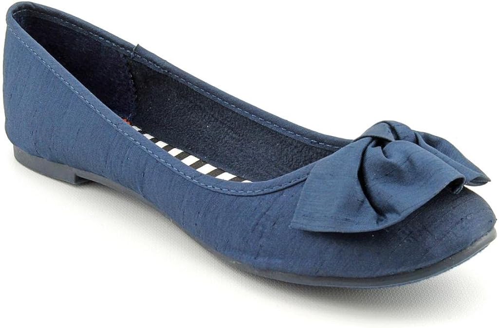 Rocket Dog Women's Martina Flat, Navy Thai Silk, 6 M US