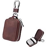Earbud Case Headphone Storage Case Compatible with Airpods 1/2/3/Pro Wireless Earphones Carrying Pouch Small PU Leather Bag Shockproof Earpods Cover Universal Bag Travel Protection Pouche-Dark Brown
