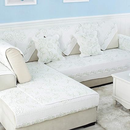 Amazon Com Sandm Non Slip Cotton Sofa Cover Protector Floral