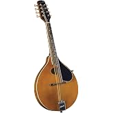Kentucky KM-272 Artist Oval Hole A-Style Mandolin &ndash; Transparent Amber &ndash; Solid Spruce Top, Maple Back &amp; Sides, Rosewood Fingerboard &ndash; Professional Mandolin for Beginner and Advanced Players
