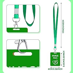 Sabary 6 Sets Hall Pass Lanyards and School Passes