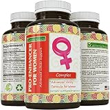 Natural Breast Enhancer Breast Enlargement Pills To Increase Size And Shape  With Ginseng + L Arginine + Maca Root + Tongkat Ali  Improve Shape Without Putting On Weight By California Products