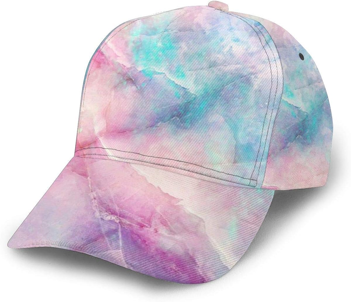 iridescent baseball cap