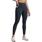 CRZ YOGA Butterlift Workout Leggings Pockets 25" - High Waist Pilates Athletic Gym Womens Yoga Pants Buttery Soft
