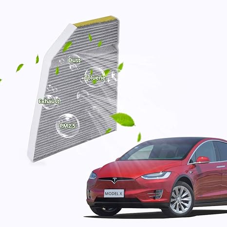 Wjm Tesla Model X Air Filter Replacement With Activated Carbon Model X Small
